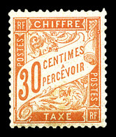 * N°34, 30c Rouge-orange, TB (signé Margues/certificat)  Qualité: *  Cote: 950 Euros - 1859-1959 Oblitérés