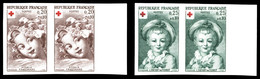 ** N°1366/67, Paire Croix Rouge De 1962 En Paires Bdf. TTB  Qualité: **  Cote: 240 Euros - Non Classés