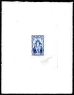 (*) N°598, Non émis 1943, Coiffe Régionale De BEARN, épreuve D'artiste En Bleu Signée. R.R. SUP (certificat)  Qualité: ( - Epreuves D'artistes