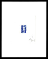 (*) N°2820, 2.40 Briat, épreuve D'artiste En Bleu Signée (ex Collection J.P Comtet). SUPERBE. R.R. (certificat)  Qualité - Epreuves D'artistes