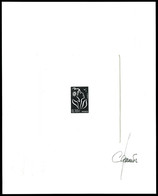 (*) N°3732, 0.10 € Lamouche, épreuve En Noir Signée. SUP (certificat)  Qualité: (*) - Epreuves D'artistes