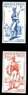 * N°87b/89b, Les 2 Exemplaires Couleurs Inversées (bleu à La Place De Rouge Et Inversement) Non Dentelés. TB  Qualité: * - Unused Stamps