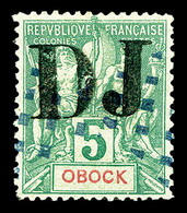 O N°1A, 5c Vert Barre Absente, Frais, SUP (signé Calves/certificat)  Qualité: O  Cote: 1000 Euros - Unused Stamps