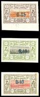* N°23/25, Les 3 Valeurs B/TB (certificat)  Qualité: *  Cote: 1050 Euros - Unused Stamps