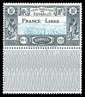 ** N°231, 10f Bleu Foncé Et Turquoise Bdf. TB (signé Brun)  Qualité: **  Cote: 276 Euros - Unused Stamps