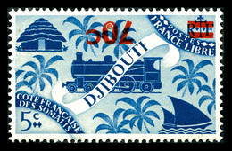 ** N°256a, 70c Sur 5c Bleu, Surcharge Renversée. SUP (signé Brun/certificat)  Qualité: **  Cote: 264 Euros - Unused Stamps