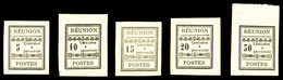 (*) N°1/5, Série De 5 Valeurs De 1889. TB  Qualité: (*)  Cote: 255 Euros - Neufs