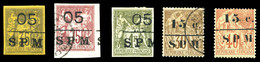 * N°9/14, (sauf N° 13), N° 10 Et 12 Obl, Les 5 Valeurs SUP (certificat)  Qualité: *  Cote: 720 Euros - Used Stamps