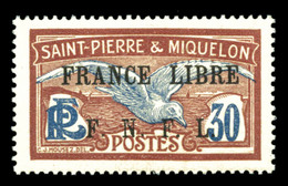 ** N°233, 30c Grenat Et Bleu, Frais. SUP. R.R. (signé/certificat)  Qualité: **  Cote: 2400 Euros - Used Stamps