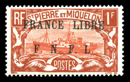 ** N°241, 1F Rouge-brun Et Rouge-orange Surchargé, Fraîcheur Postale. SUP (signé Brun/certificat)  Qualité: **  Cote: 72 - Used Stamps