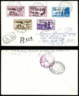 O N° 248, 258, 265, 267 Et 269 Sur Lettre Recommandée De Saint Pierre Et Miquelon Le 26 Oct 1942 à Destination De New Yo - Used Stamps