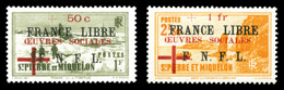 * N°310/11, Paire Surchargée 'Oeuvres Sociales', Les 2 Ex TB  Qualité: *  Cote: 200 Euros - Used Stamps