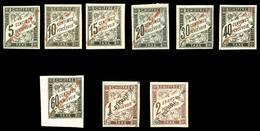 * N°1/9, Série Complète De 1893, Les 9 Valeurs TTB (certificat)  Qualité: *  Cote: 820 Euros - Used Stamps