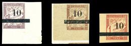 * N°1/3, Série Complète De 1903, Les 3 Valeurs Coins De Feuilles. SUP (certificat)  Qualité: *  Cote: 800 Euros - Neufs