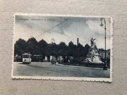 CREMONA MONUMENTO A G. GARIBALDI   1917  TRAM - Cremona