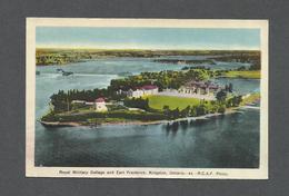 KINGSTON - ONTARIO - ROYAL MILITARY COLLEGE AND FORT FREDERICK - PHOTO R.C.A.F. - BY PECO - Kingston