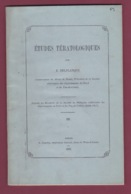 260519A Livre ETUDES TERATOLOGIQUES Autographe E DELPLANQUE 1875 Médecine Vétérinaire Malformation Chien Agneau - Autographed
