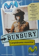 ENRIQUE BUNBURY - HEROES DEL SILENCIO. TARJETA POSTAL PROMOCIONAL CONCIERTO EN ZARAGOZA - ESPAÑA - Plakate & Poster