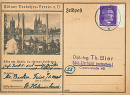 Trier 1944 Köln Am Rheim Bildpostkarte Hitler - Cartas