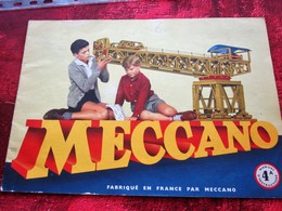 CATALOGUE N°4A INSTRUCTION POUR EMPLOI DES BOITES JEU DE CONSTRUCTION MECCANO  MECANIQUE EN  MINIATURE - Meccano