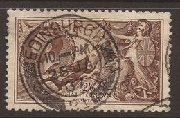 GREAT BRITAIN / SCOTLAND. GV. 2/6d BROWN. BRADBURY PRINTING. EDINBURGH POSTMARK. USED. - Unused Stamps