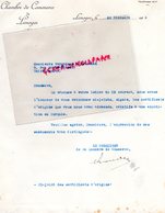 87- LIMOGES- LETTRE CHAMBRE COMMERCE 1928 TURQUIE  -VERGNIAUD RATINAUD SAINT JUNIEN GANTERIE MEGISSERIE - Altri & Non Classificati
