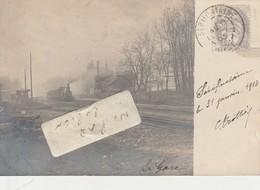 SERIFONTAINE - La Gare En 1903   ( Carte Photo ) - Sonstige & Ohne Zuordnung