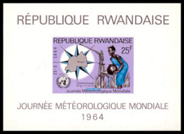 Rwanda, 1964, World Meteorological Day, WMO, United Nations, MNH, Michel Block 1 - Other & Unclassified