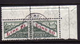 SAN MARINO 1965 - 1971 PACCHI POSTALI PENNE PARCEL POST PENS WATERMARK LIRE 10 USATO USED OBLITERE' - Colis Postaux