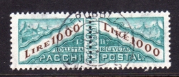 SAN MARINO 1965 - 1971 PACCHI POSTALI PENNE PARCEL POST PENS WATERMARK LIRE 1000 USATO USED OBLITERE' - Colis Postaux