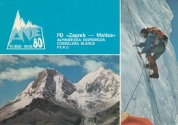 Alpinism Climbing Yugoslav Expedition Cordillera Blanca Andes Peru 1980 - Escalade