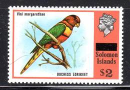 SALOMON  - N° 291 ** (1975) OISEAU -  2 Dollars - Iles Salomon (...-1978)