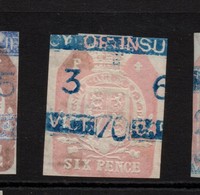 GB Fiscals / Revenues; Scarce General Purpose Imperf.;  6d.  Rose. Good Used. - Revenue Stamps