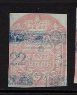 GB Fiscals / Revenues; Scarce General Purpose Imperf.;  9d.  Rose. Good Used. - Fiscale Zegels