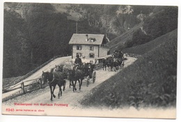 LINTHAL Kurhaus Fruttberg Klausenpost Pferde-Kutsche Und Post-Kutsche - Linthal