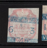 GB Fiscals / Revenues; Scarce General Purpose Imperf.; Five Shilling Rose Spacefiller - Fiscale Zegels