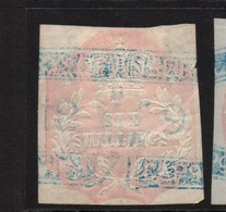 GB Fiscals / Revenues; Scarce General Purpose Imperf.; Six Shilling Rose Good Used - Fiscaux