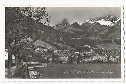 Suisse Vaud Montreux Et Rochers De Naye Cachet Clarens Ed Photo Perrochet - Montreux