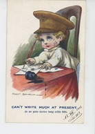 Illustrateur FRED SPURGIN - GUERRE 1914-18 - Jolie Carte Fantaisie Enfant "Can't Write Much At Present " - Spurgin, Fred