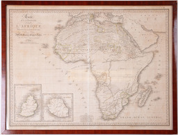 [AFRIQUE] Adrien-Hubert BRUÉ - Carte Encyprotype De L'A - Carte Topografiche