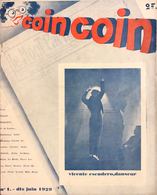 COIN... COIN. Supplément Mensuel Illustré Du Journal Le - Zonder Classificatie