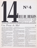14 RUE DU DRAGON. N° 1 [- 4] - Unclassified