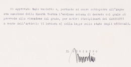 Benito MUSSOLINI (Dovia Di Predappio, Italie, 1883 - GI - Unclassified