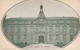 REIMS. - Le Lycée.  Carte RARE - Reims