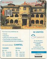 Cameroon Cameroun 50 UT CAMTEL Foumban Palais De Sultan Schlumberger Phonecard Telecard - Camerún