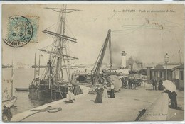 Royan-Port Et Ancienne Jetée (Cassure Angle Bas à Droite,voir Scan) (Précurseur) - Royan