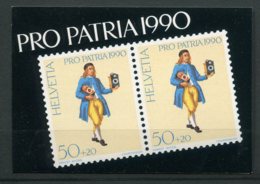 13075 SUISSE  C1344 ** Carnet Pro Patria 1990   TTB - Markenheftchen