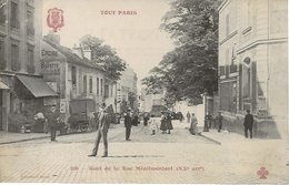 CPA TOUT PARIS 226 - Haut De La Rue De Ménilmontant (XXème)-  Collection FLEURY - District 20