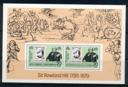New Hebrides (Br) 1979 Sir Rowland Hill Death Centenary MS MUH - Unused Stamps