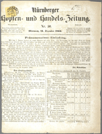 Bayern - Marken Und Briefe: 1862, 1 Kr. Gelb, Meist Voll- Bis Breitrandiges Exemplar Auf Fast Vollst - Sonstige & Ohne Zuordnung